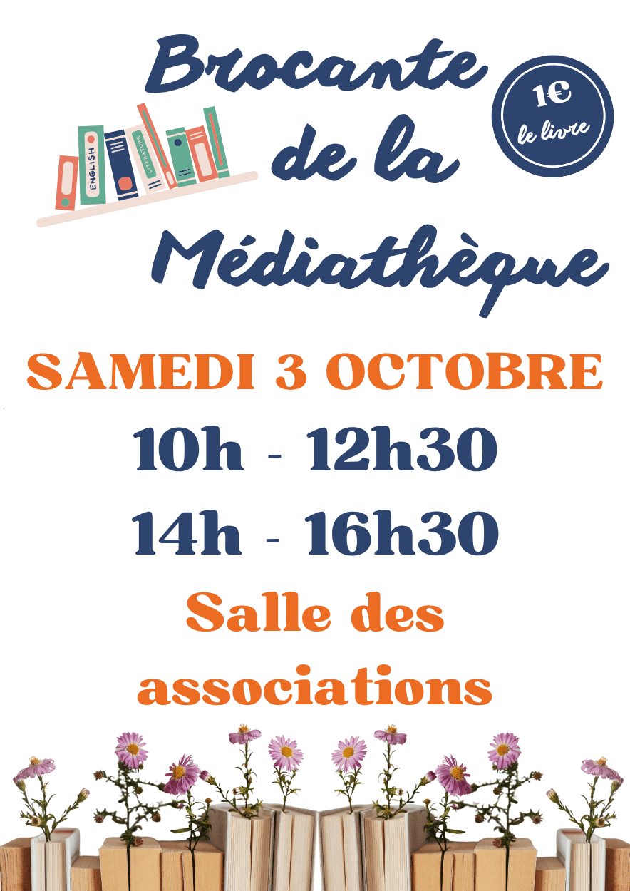 Brocante de la médiathèque 2026